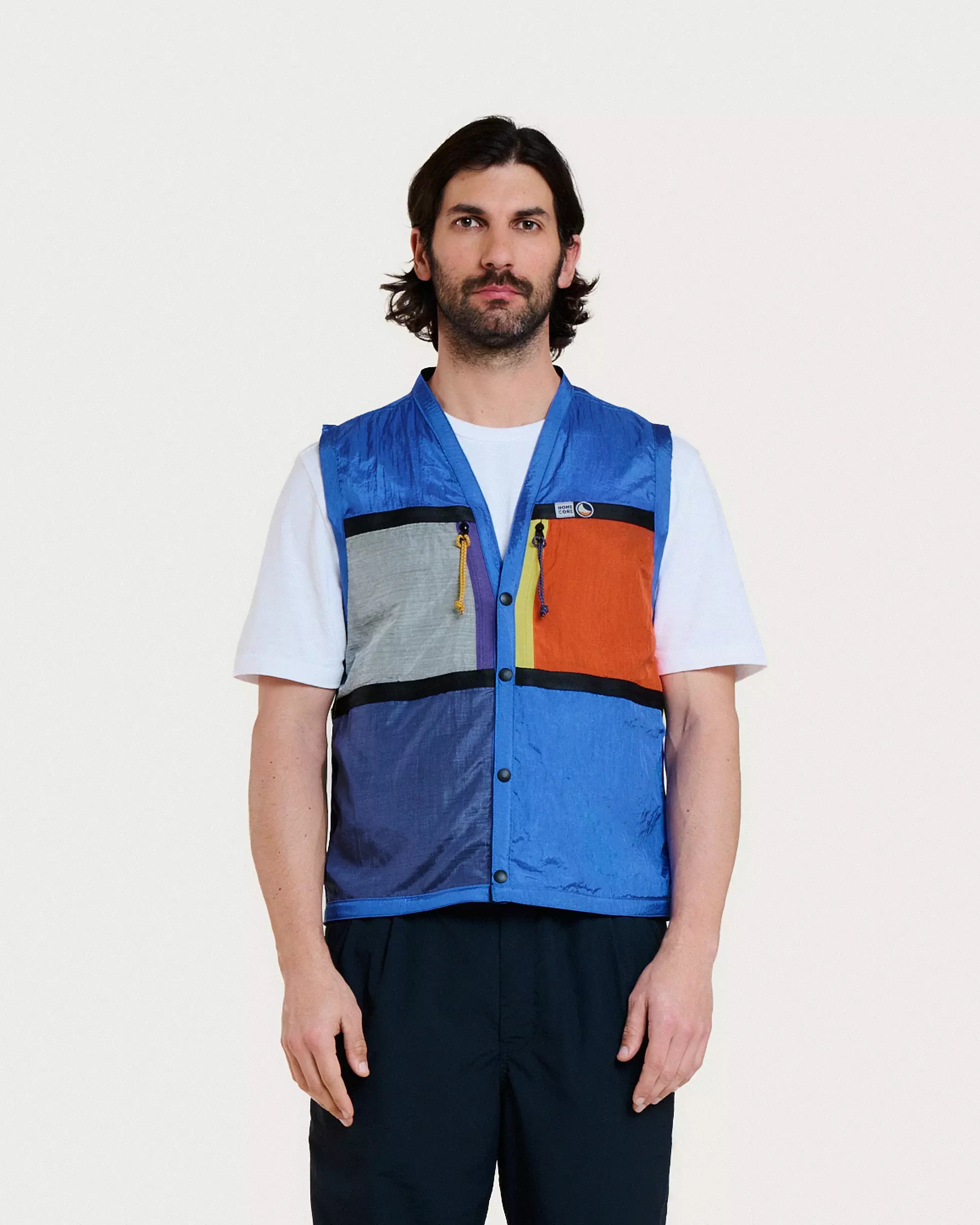 Homecore Light Vest Blue Multi Weste Herren blau